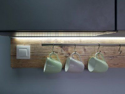 LED подсветка на кухне
