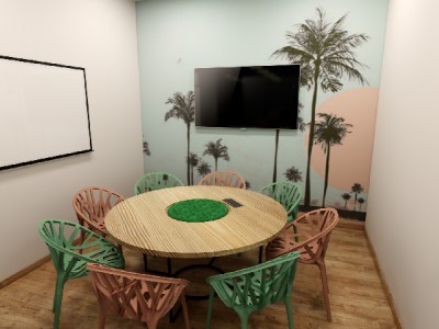 дизайн комнаты для переговоров
