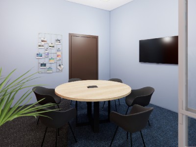 дизайн комнаты для переговоров