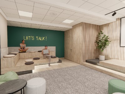 Teaching and meeting room for company employees