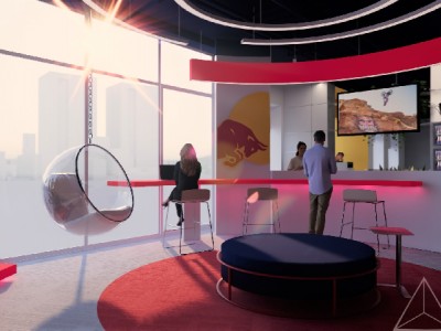 Central office can be used as a waiting area, work area and communication area