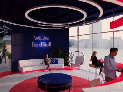 Design concept proposal for Red Bull Kyiv office