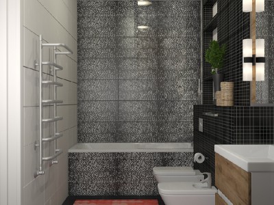 современный дизайн интерьера ванной
