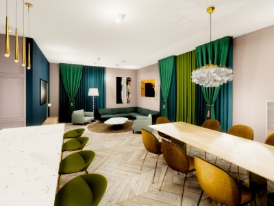 living-dining room design
