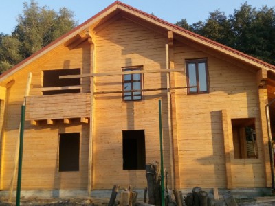 фото постройки деревянного дома
